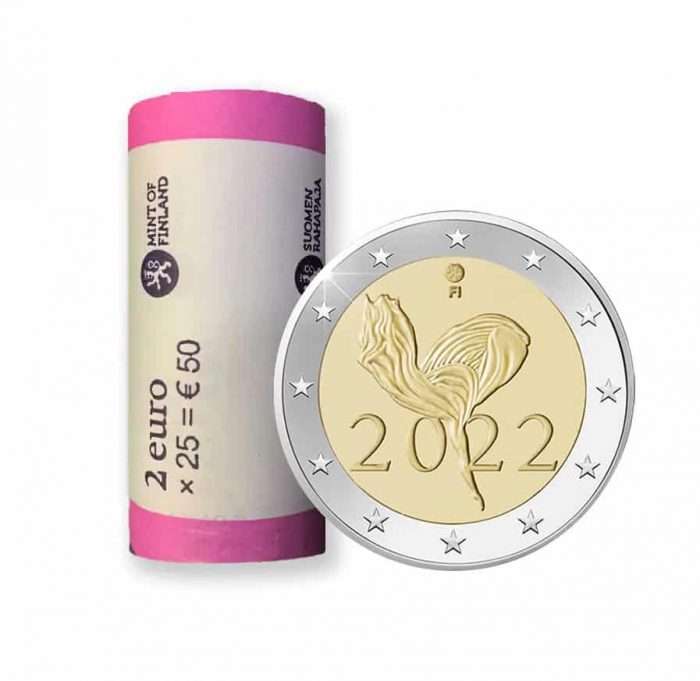monete-rotoli5114274 Rotolo 2 euro 2022 Finlandia - 100 anni del balletto nazionale finlandese - immagine 1