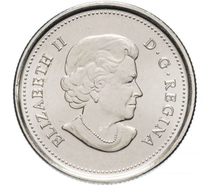 Moneda de color 25 centavos Canada 2011 - Nature Canada Halcón Peregrino - Imagen 2