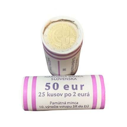 Rollo 2 euros Eslovaquia 2014 - 10 años de la adhesión de Eslovaquia a la UE