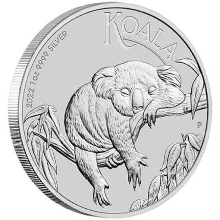 Cеребряная монета Австралия 2022 - Коала BU