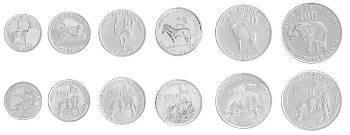 Eritrea - set di 6 monete 1997 - immagine 2