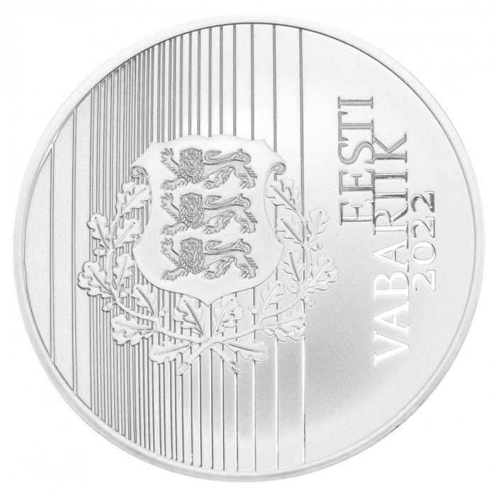 Moneta d'argento da 15 euro Estonia 2022 - Ammiraglio Johan Pitka - immagine 2