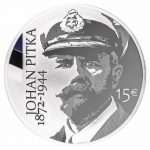 15 euro silver coin Estonia 2022 - Admiral Johan Pitka