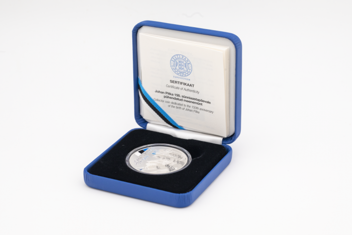 Moneta d'argento da 15 euro Estonia 2022 - Ammiraglio Johan Pitka - immagine 3