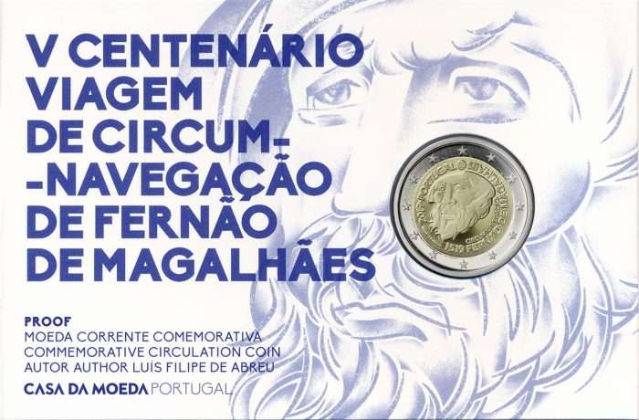 2 eurot 2019 Portugal – Magellani ümbermaailmaretke 500. aastapäev PROOF - Image 4