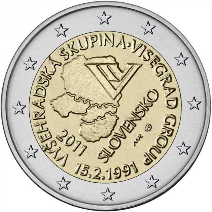 Rull 2 eurot Slovakkia 2011 – Visegradi grupi 20. aastapäev - Image 2