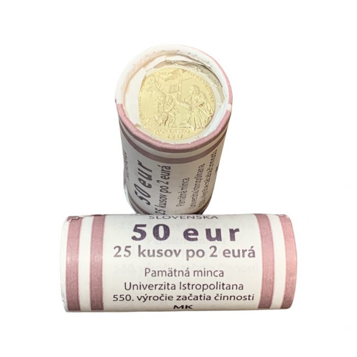 Ролл 2 евро Словакия 2017 - Истрополитанский Университет — изображение 1