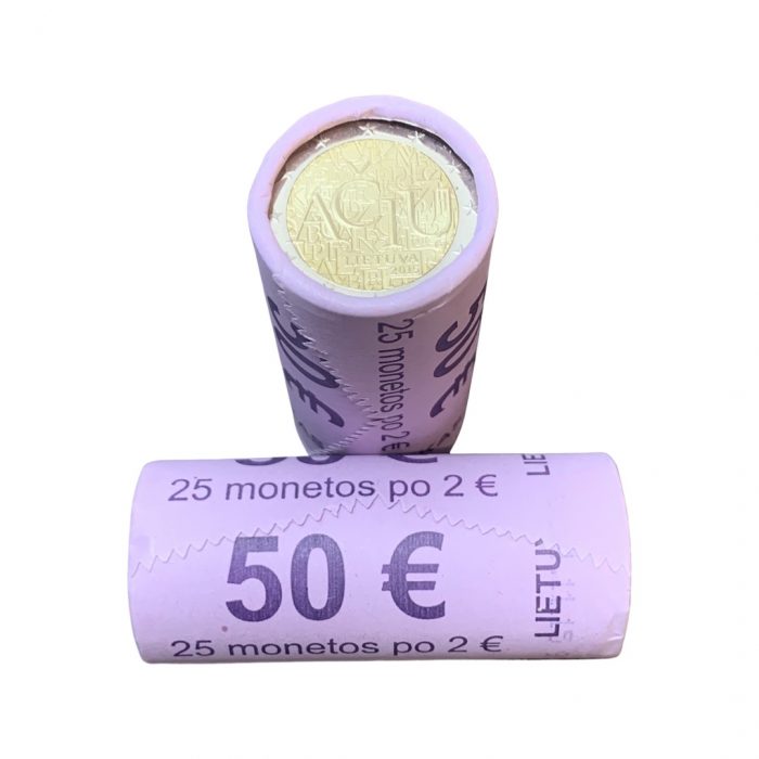 Rollo 2 euros Lituania 2015 - Idioma lituano - Imagen 1