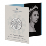 5 libras Gran Bretaña 2022 - Jubileo de platino del reinado de Su Majestad la Reina Isabel II