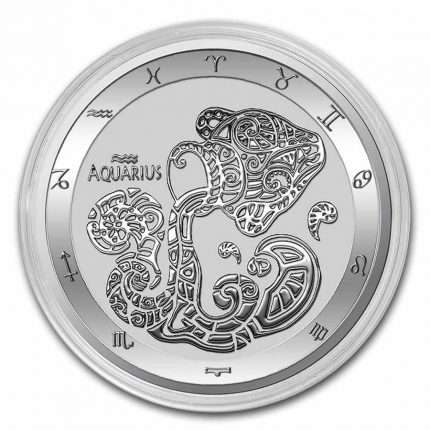 Tokelau Moneta Argento 2022 – Acquario (Segni Zodiacali)