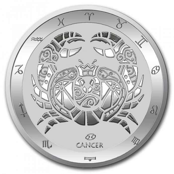 Cancro Tokelau Argento 2022 12 segni zodiacali – Collezione di monete d'argento Tokelau 2022 - immagine 8