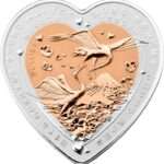 Серебряная монета 1 доллар Фиджи 2022 - Праздник Любви