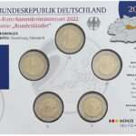 2 euro Germania 2022 - Turingia: castello di Wartburg BU ADFGJ