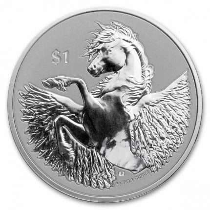 Moneta d'Argento 1$ Isole Vergini Britanniche 2022 - Pegaso