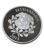Moneta d'argento da 7 euro Estonia 2013 - Compositore Raimonds Valgre - immagine 2