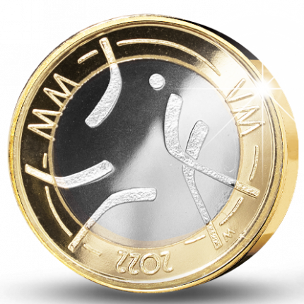 5 euros 2022 Finlandia - Campeonato del mundo de hockey sobre hielo