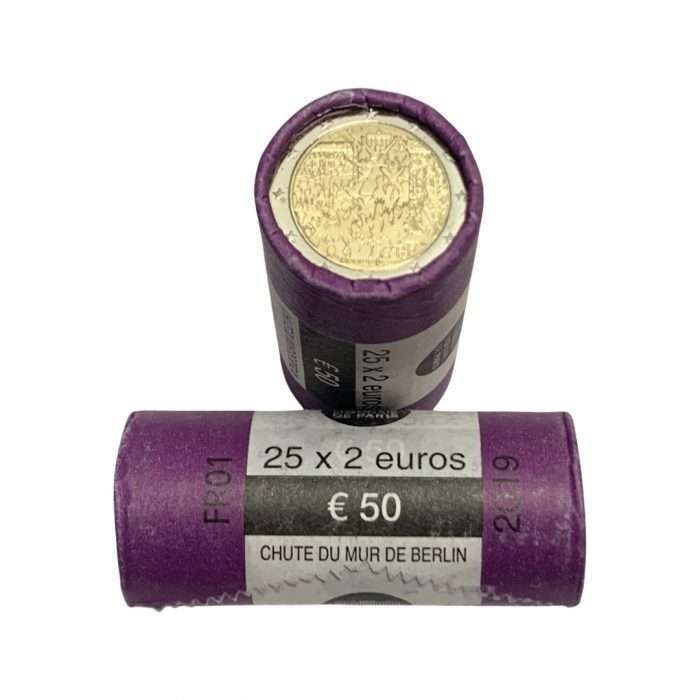 ROLLO 2 euros Francia 2019 - 30 aniversario de la caída del Muro de Berlín - Imagen 1