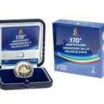 2 евро Италия 2022 - 170 лет итальянской национальной полиции PROOF