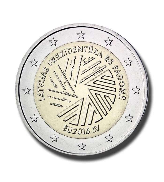 Lv 15 2 euro Latvia 2015 - Latvian Presidency of the Council of the EU BU - Image 2