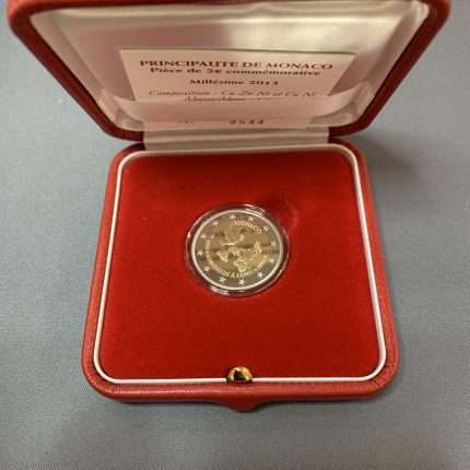 2 euron Monaco 2013 Proof - Monacon ruhtinaskunnan 20-vuotispäivä liittymisestä YK:hun