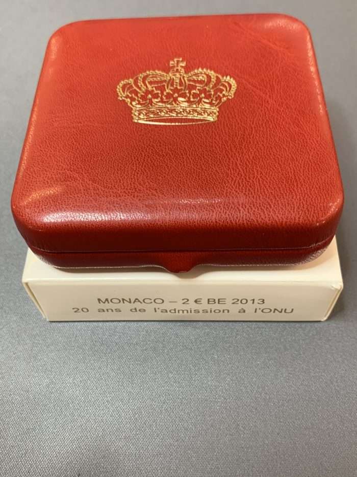 2 euro Monaco 2013 Proof - 20° anniversario dell'adesione del Principato di Monaco all'ONU - immagine 4