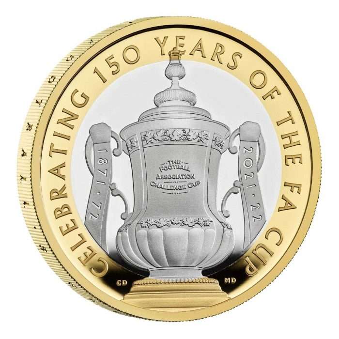 Moneda de Plata de £2 Reino Unido 2022 - 150 Aniversario de la Copa FA - Imagen 2