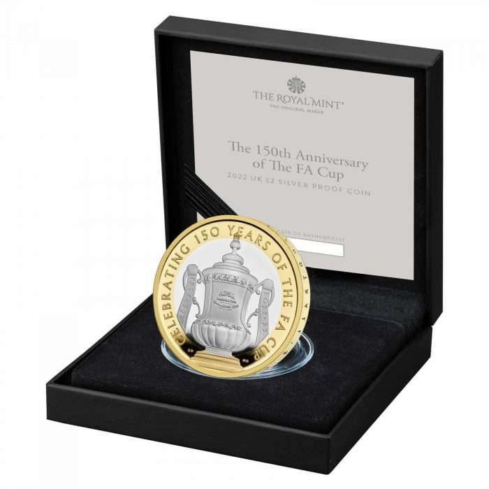 Moneda de Plata de £2 Reino Unido 2022 - 150 Aniversario de la Copa FA - Imagen 1
