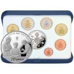 Bank set of euro coins Vatican 2022 PROOF + silver coin
