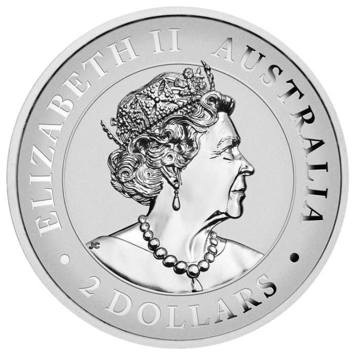 Moneda Plata 2$ Australia 2022 - El águila audaz PROOF 2 oz - Imagen 2