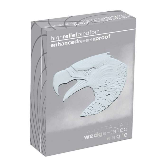 Moneda Plata 2$ Australia 2022 - El águila audaz PROOF 2 oz - Imagen 4