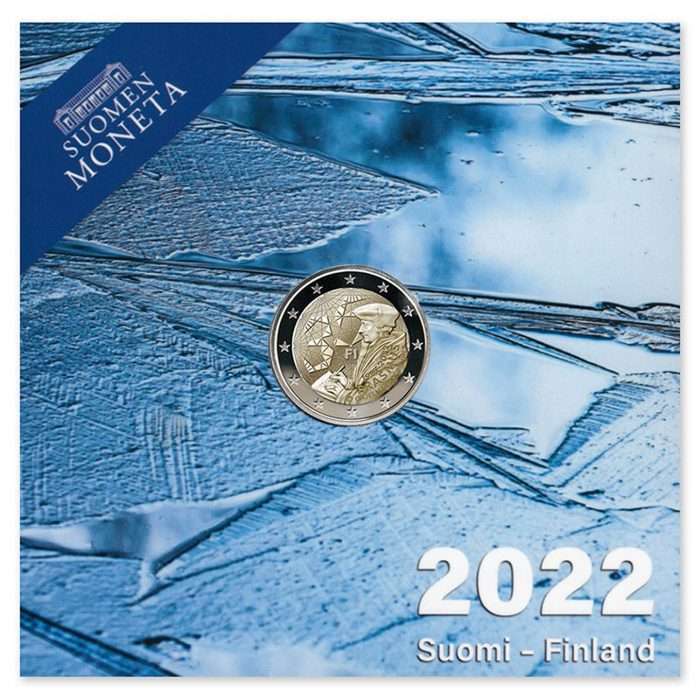 2 euro Finlandia 2022 - 35° anniversario di Erasmus PROOF - immagine 1