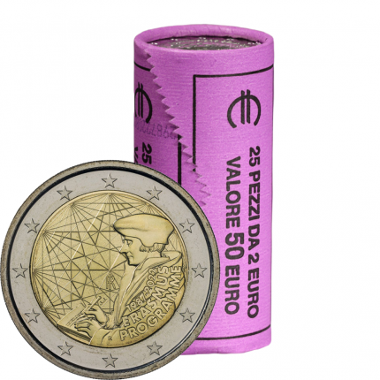 ROLLO 2 euros Italia 2022 – 35 aniversario del programa Erasmus