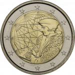 2 euro Italy 2022 - 35th anniversary of the Erasmus program in the BU card - Image 3