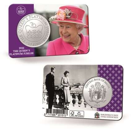 2,5 euros Malta 2022 - Bodas de Platino del reinado de Su Majestad la Reina Isabel II