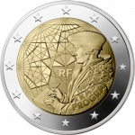 2 eurot Prantsusmaa 2022 – Erasmuse programmi 35. aastapäev
