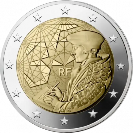 2 euro Francia 2022 - 35° anniversario del programma Erasmus