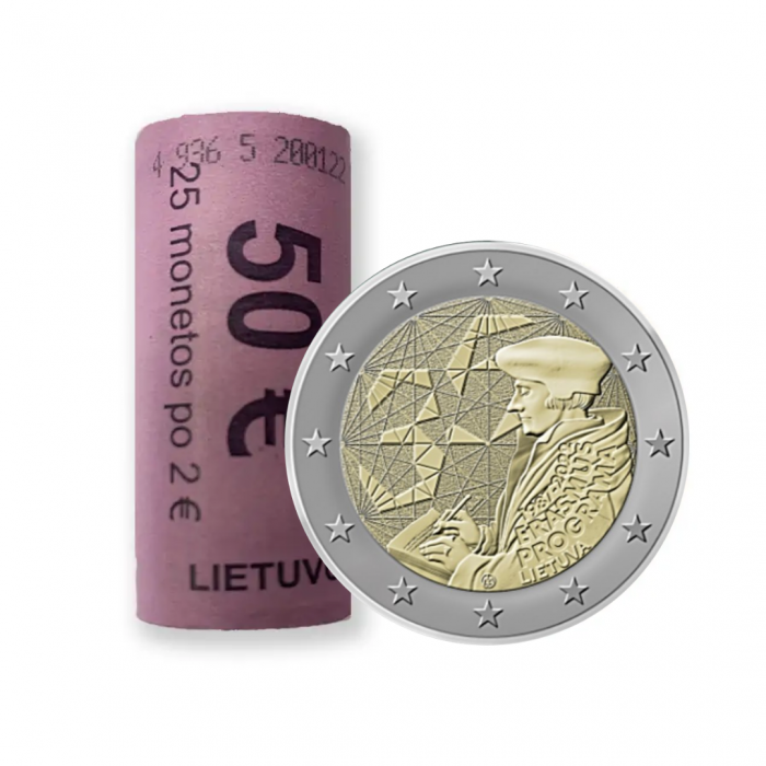 ROLL 2 euroa Liettua 2022 – Erasmus-ohjelman 35 vuotta - Image 1