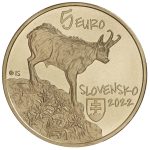 5 евро Словакия 2022 - Татранская серна