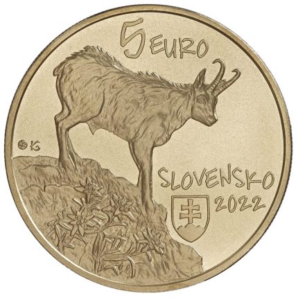 5 евро Словакия 2022 - Татранская серна