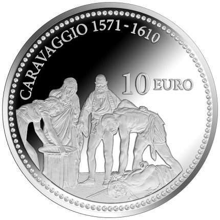 Серебряная монета €10 Мальта 2022 - Обезглавливание Иоанна Крестителя
