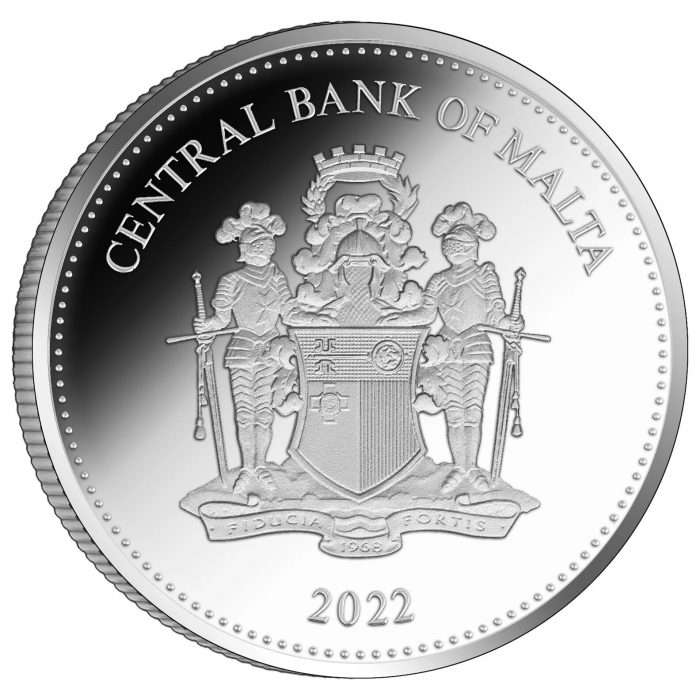 3 euro Malta 2022 - 2 Moneta Argento 10€ Malta 2022 - Decollazione di San Giovanni Battista - immagine 2
