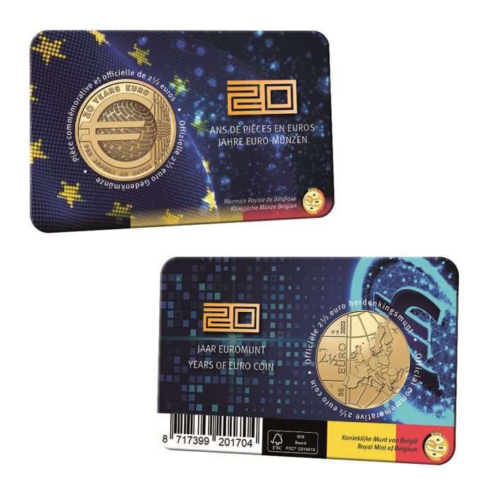 2,5 euroa Belgia 2022 - 20 vuotta euroa - Image 1