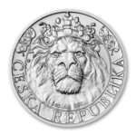 Серебряная монета $2 Ниуэ 2022 - Чешский Лев