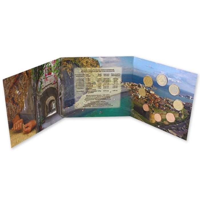 GR banco 2022 2 Cartera banco monedas euro Grecia 2022 BU - Imagen 2