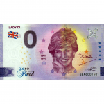 0 sterline UK 2022 - Diana, Principessa del Galles