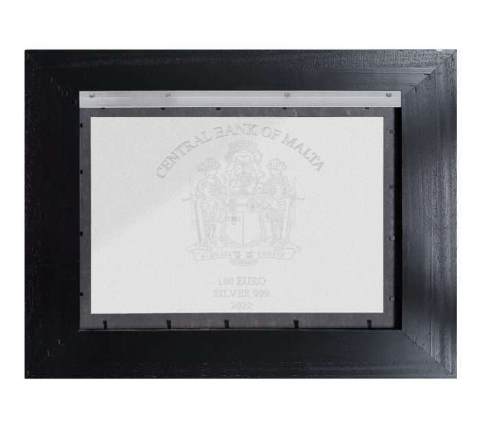 EKSKLUSIIVNE 1,5 kg 100-eurone hõbemünt Malta 2022 – Ristija Johannese pea maharaiumine - Image 2
