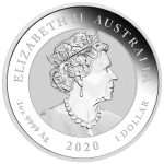 Серебряная монета $1 Австралия 2020 - Львы-стражи — изображение 2