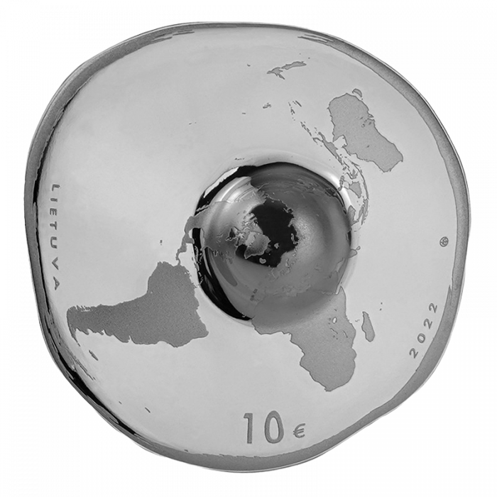 c012d1b8877411800ec0516fbc02cb45-2000x2000-maxq-PhotoRoom Moneta Argento 10€ Lituania 2022 - "No Planet B" - immagine 2