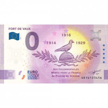 0 euro France 2022 - Fort de Vaux