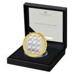 Moneda de 2 libras plata Gran Bretaña 2022 - Alexander Graham Bell